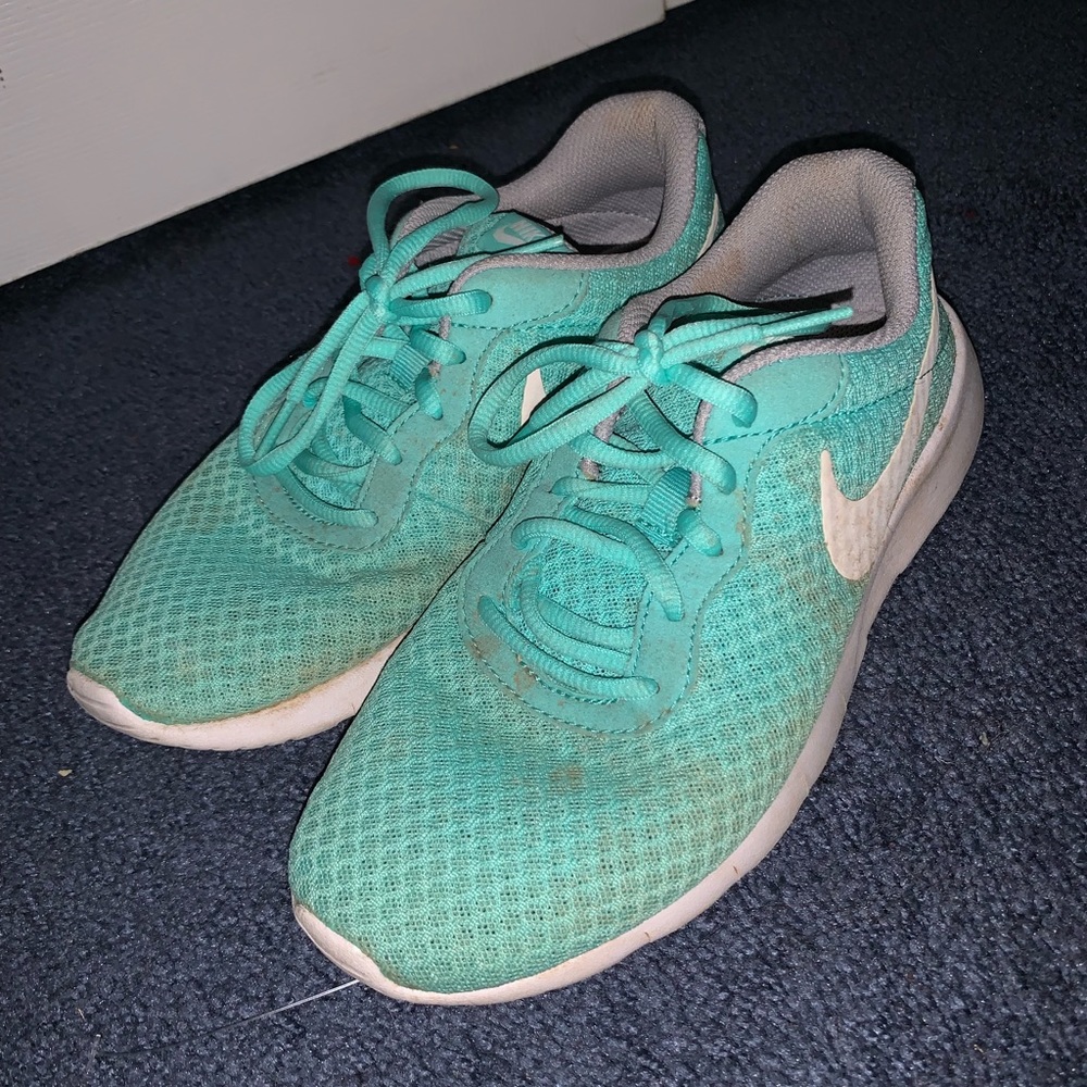 Mint Green Nike Sneakers